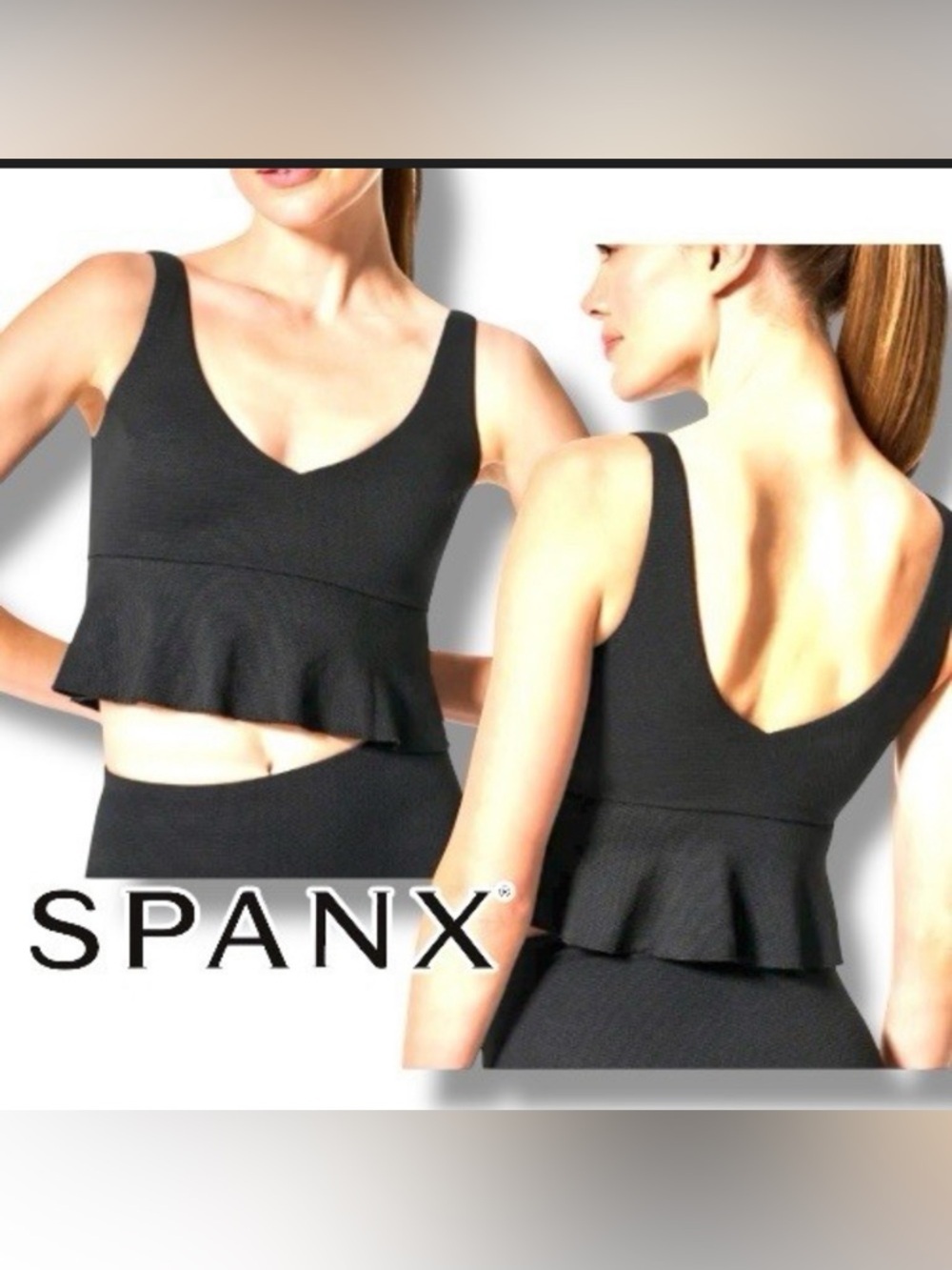 Spanx Flounce Swim Top